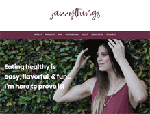 Tablet Screenshot of jazzythings.com